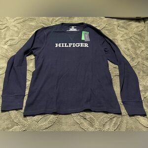 NEW Tommy Hilfiger Navy Long Sleeve Shirt XL